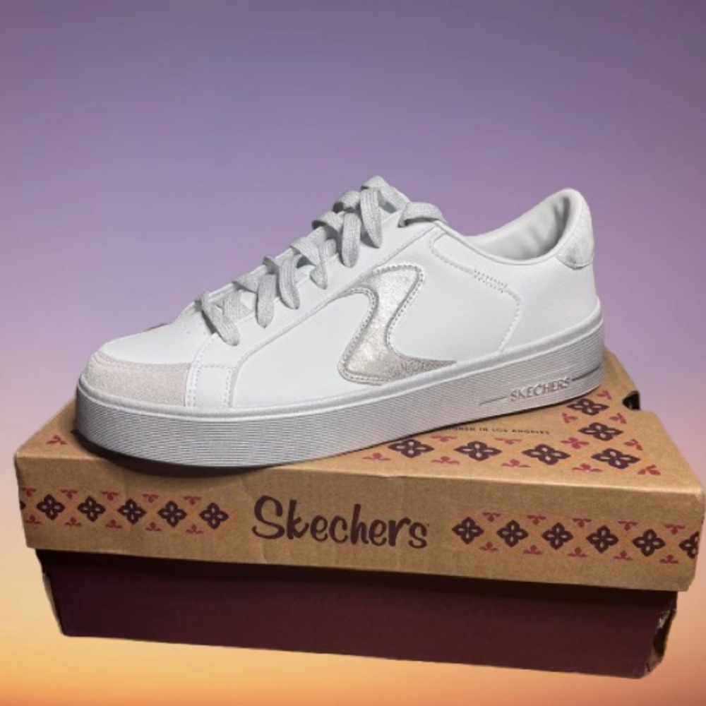 Skechers Vegan Memory Foam Sneakers - Picture 3 of 8